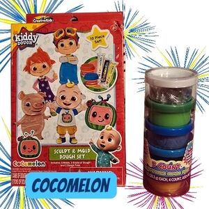 CoComelon Sculpt & Mould Dough Set & 5 Count Compound Combo Pack